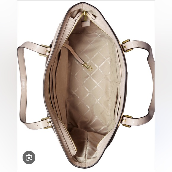 MICHAEL KORS ARIA SOFT PINK LARGE LEATHER TOTE! NWT! COMES WITH DUST BAG! - Picture 4 of 7